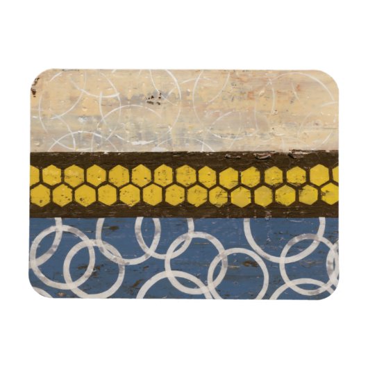 Honey Comb Abstract I Magneet (Horizontaal)