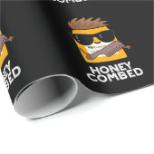 Honey Combed Funny Honey Pun Dark BG Cadeaupapier (Rol Hoek)