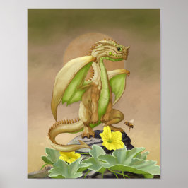 Honey Dew Dragon 11x14 (4x6 en hoger) Poster