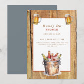 Honey Do BBQ Beer Bucket Couples Wedding Shower Kaart (Voorkant / Achterkant)