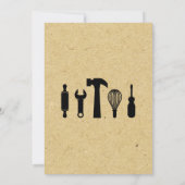 Honey Do Bruiloft Bridal Shower Kaart (Achterkant)