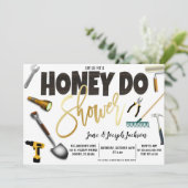 Honey Do Koppels Bruisfeest Kaart (Staand voorkant)