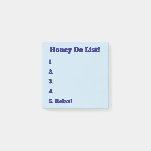 Honey Do List Sticky Notes (Voorkant)