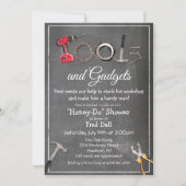 Honey Do Tools & Gadgets Bruiloft Man Invitatie Kaart (Voorkant)