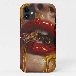 Honey Drip Beauty – Sensuele Gouden Portretten van iPhone 11 Hoesje