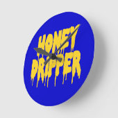 Honey Dripper Ronde Klok (Hoek)