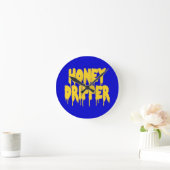 Honey Dripper Ronde Klok (Huis)