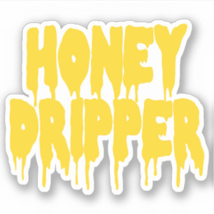 Honey Dripper Sticker