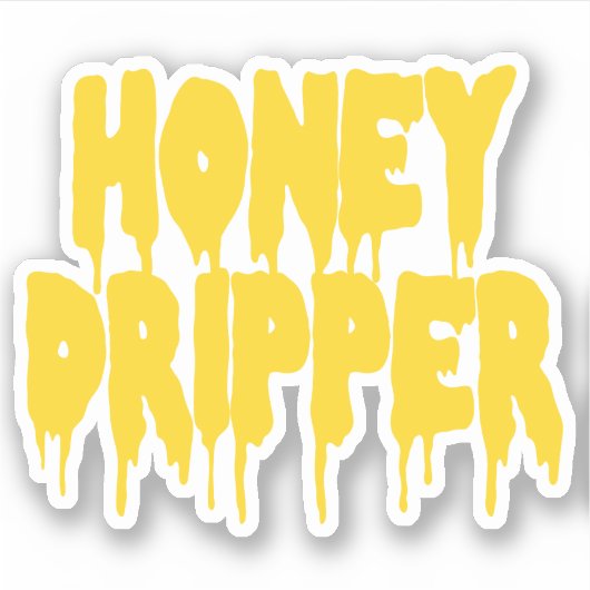 Honey Dripper Sticker (Voorkant)
