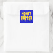 Honey Dripper Vierkante Sticker (Tas)