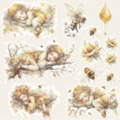 Honey Fairies - The sleeping fairies 01 Sticker (Voorkant)