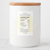 Honey Food Label Set Voedselcontainer Etiket (Voorkant)