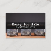 Honey for Sale Apiculture Business Company Visitekaartje (Voorkant)