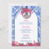 Honey Honey Dancing Queen Bachelorette Weekend  Kaart (Achterkant)