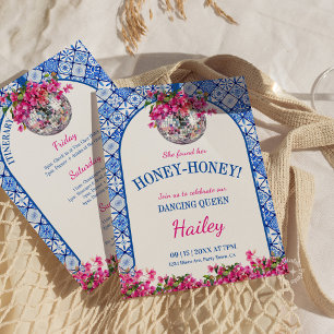 Honey Honey Dancing Queen Meidenavond Kaart