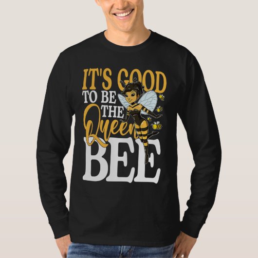 Honey honeybee beehive beekeeping accessories t-shirt (Voorkant)