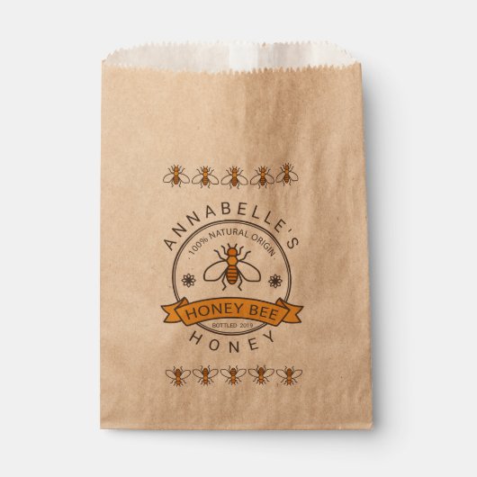 Honey Jar Bag personaliseren Bedankzakje (Voorkant)