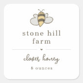 Honey Jar Étiquette (Devant)
