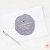 Honey Jar Étiquette Honeybee (Enveloppe)