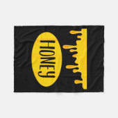 Honey Jar Funny Lazy Matching Costume Honeyt Fleece Deken (Voorkant (Horizontaal))