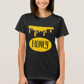 Honey Jar Funny Lazy Matching Costume Honeyt T-shirt (Voorkant)