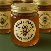 Honey Jar Honey Bee Apiary Business Label