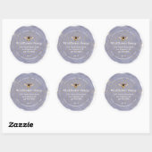 Honey Jar Label Honeybee Apiary (Vel)