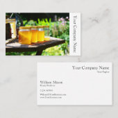 Honey Jars en Honeycomb - Visitekaartje (Voorkant / Achterkant)