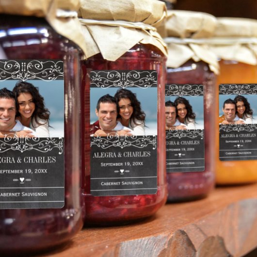 Honey Jelly Jar Étiquette Mariage photo Jar Merci