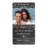 Honey Jelly Jar Étiquette Mariage photo Jar Merci (Devant)