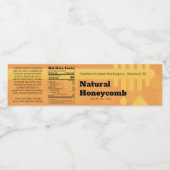 Honey Lepel Comb Honey Box Label Waterfles Etiket (Enkel label)