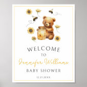 Honey maman à être ours Baby shower Affiche de bie (Devant)