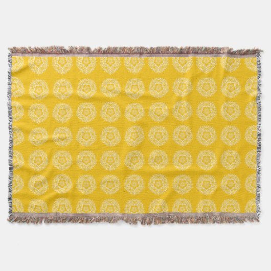 Honey Mandala Deken (Voorkant)
