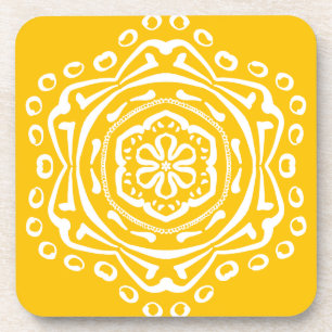 Honey Mandala Drankjes Onderzetter