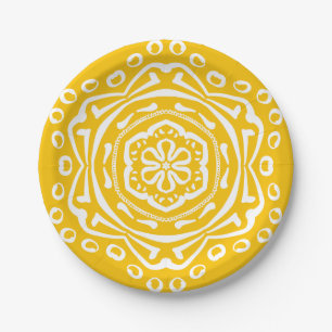 Honey Mandala Papieren Bordje