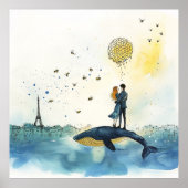 Honey-Moon in Parijs Poster (Voorkant)