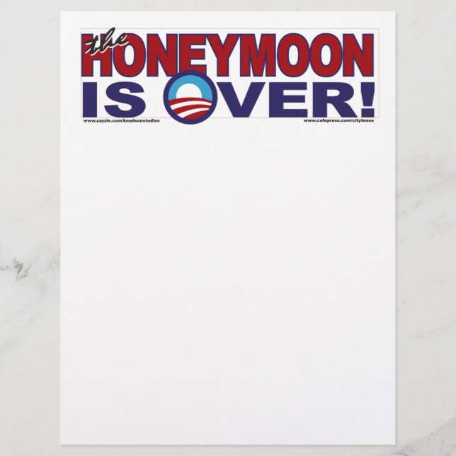 HONEY-MOON-IS-OVER (Voorkant)
