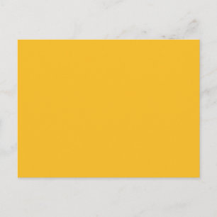 Honey Mustard Yellow Solid Trend Color Background Briefkaart