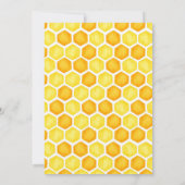 Honey One Honey Bee 1st Birthday Invitation (Dos)