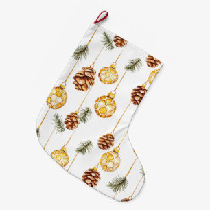 Honey Pine Cones Kerstmis Grote Kerstsok