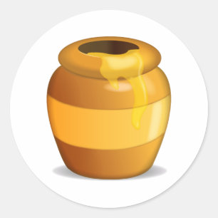 Honey Pot - Emoji Ronde Sticker