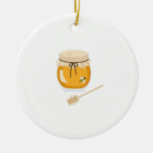 Honey Pot Keramisch Ornament (Voorkant)