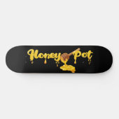 Honey Pot Schaats Deck, Wall Art Skateboard (Horizontaal)