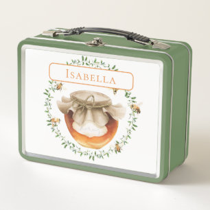 Honey Pot Waterverf Floral gepersonaliseerd