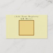 Honey Registry Kaart (upload uw persoonlijke QR) (Achterkant)