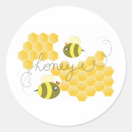honey ronde sticker