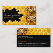 Honey Seller - Beekeeper Visitekaartje (Voorkant / Achterkant)
