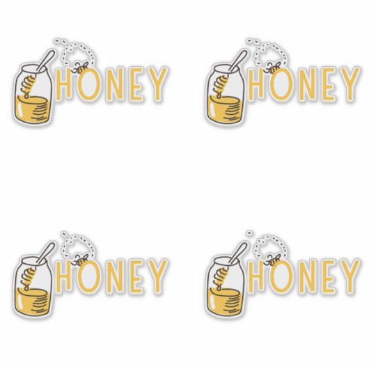 Honey Sticker (Devant)
