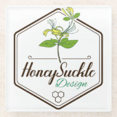 Honey Suckle Glazen Onderzetter (Voorkant)