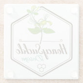 Honey Suckle Glazen Onderzetter (Achterkant)